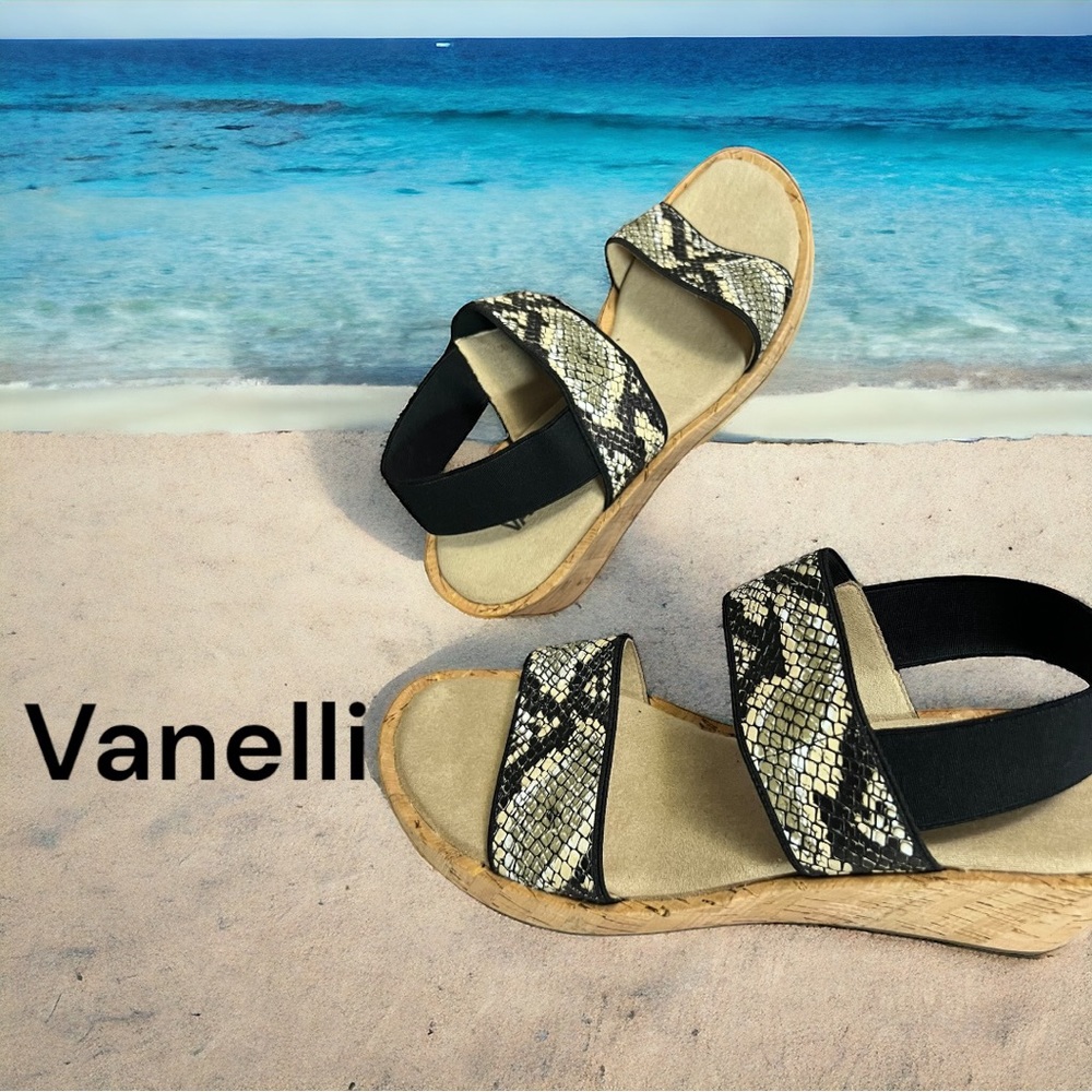 Vaneli Chila stretch sandals Women sz 10 NWOT